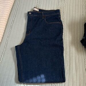 A&F The 90s Straight Ultra High Rise